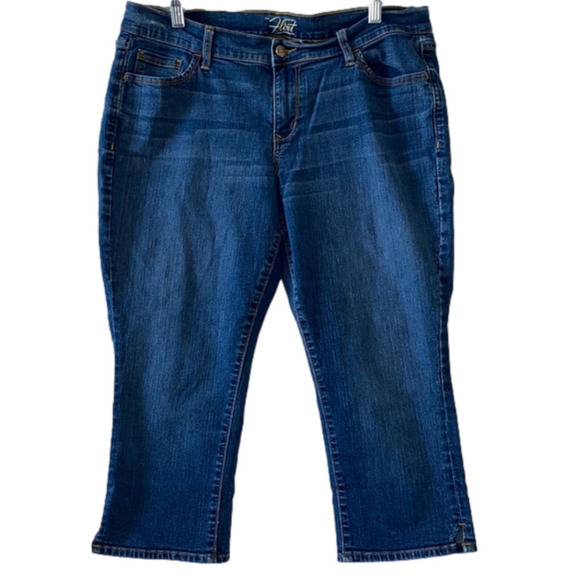 Old Navy The Flirt Cropped Capri Jeans - Picture 1 of 8